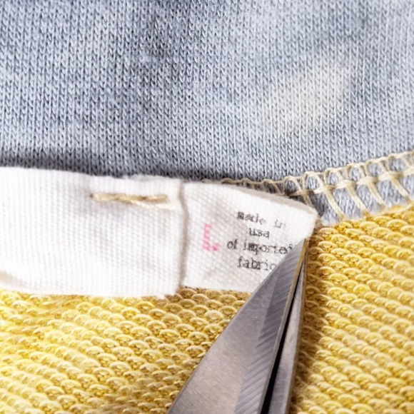 LUSH Tie Dye Smiley Face Long‎ Sleeve Crew Neck Pullover Sweatshirt Top Large - Picture 10 of 11